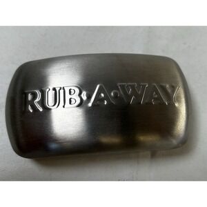 AMCO HOUSEWORKS Rub-a-Way Bar Stainless Steel ONION GARLIC Odor Absorber (CM)